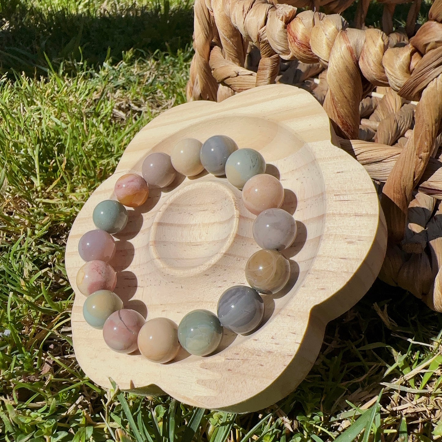 Alashan Agate Bracelet