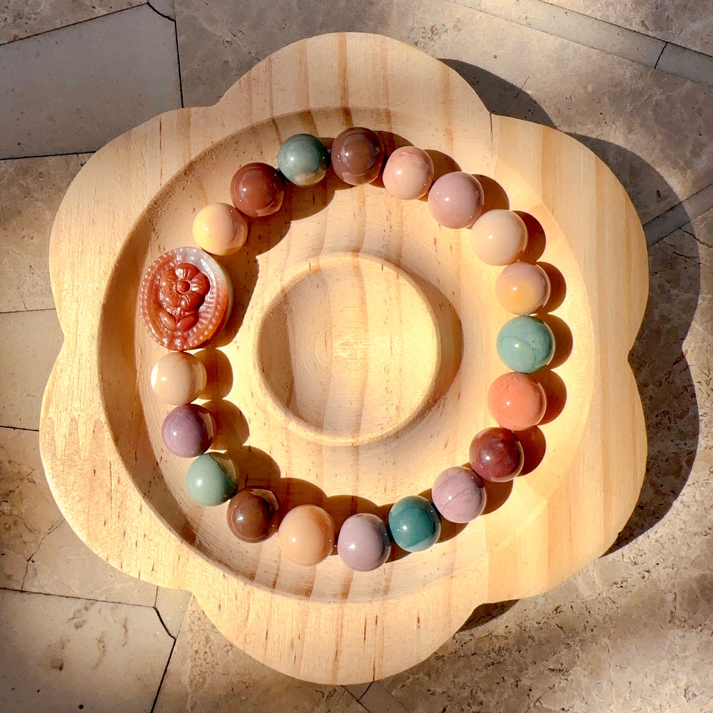 Alashan Agate Bracelet